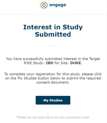 Interest in Study